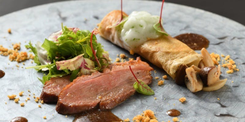 【menuA】肉＆魚のWメインが楽しめるランチコース全4品（平日限定）