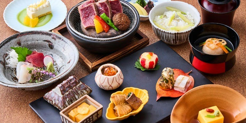 【会席】石焼きステーキ昼会席（全7品）