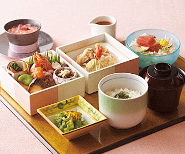 ランチ 花むさし 旬香 ホテルメトロポリタン Okaimonoモール レストラン