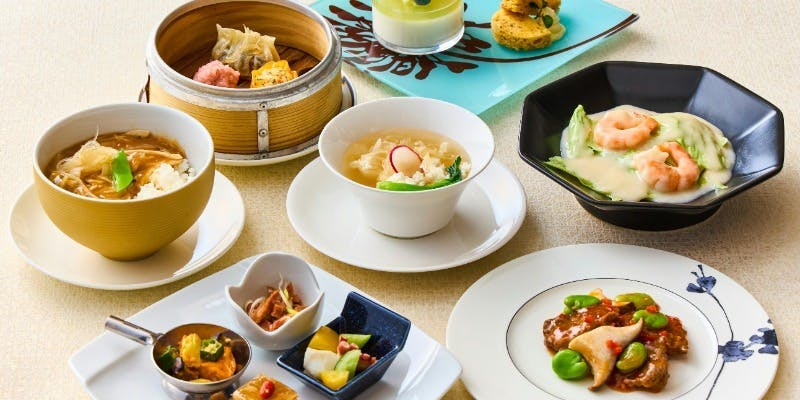 【ふかひれ入りランチコース】（全7品）ふかひれ入りスープ付ランチコース！（※4/28～6/1）