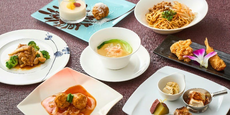 【桂林山水ランチコース】（全7品）ふかひれ入りスープ付ランチコース！