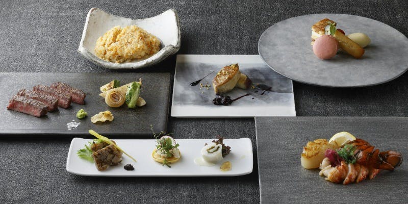 「大和」～フォアグラ、オマールテールや帆立貝、ロースまたはフィレも選べる～