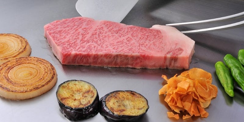 【～TAMBA～丹波】黒毛和牛フィレ、神戸ビーフスライス、車海老・帆立の鉄板焼など全7品