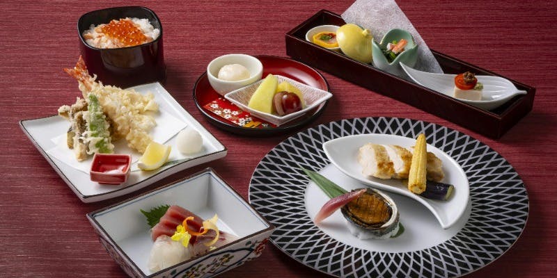 【忘新年会プラン】鮑バター醤油焼きや天ぷらにフリーフロー