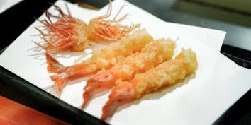 【花コース】海老や野菜の天ぷらを含む全4品 - 天ぷら 天芝／ザ・プリンス パークタワー東京