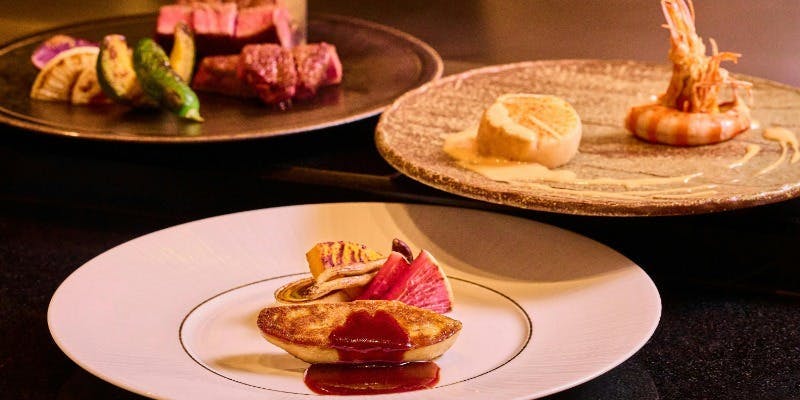 【月光PREMIUM】フォアグラや活車海老・特選和牛堪能コース