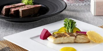 【セルリアン 】鮮魚、国産牛を味わう鉄板焼コース7品 - 燔／浦安ブライトンホテル東京ベイ