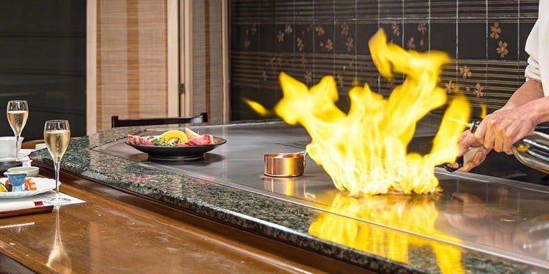 【土日祝日限定】鉄板焼ランチコース全7皿（土・日・祝日限定）