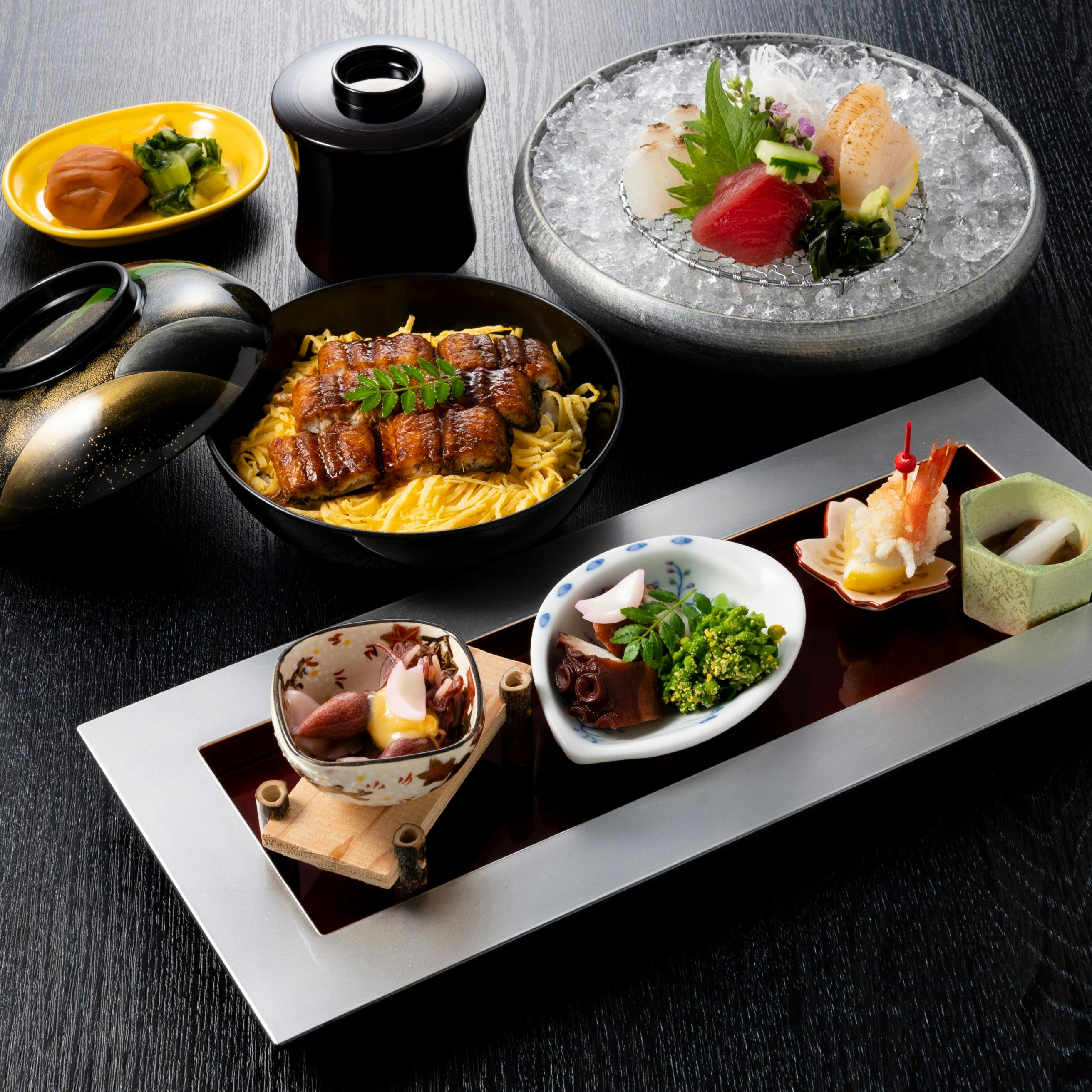 日本料理 大阪 浮橋 ホテルグランヴィア大阪 夕顔会席 九州 鹿児島フェア対象コース なにわ黒牛炙り焼きなど全8品 個室確約 ディナー プラン メニュー 一休 Comレストラン