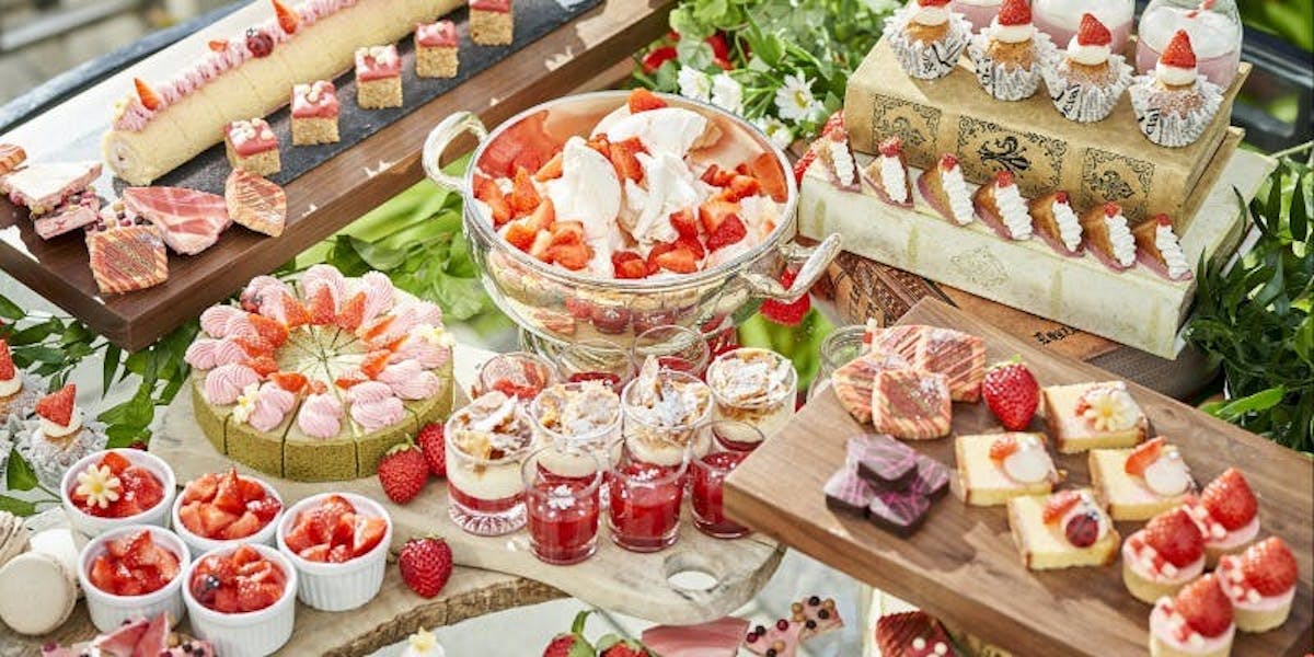 2023年のリッツカールトン大阪のいちごビュッフェ ストロベリーフィールズ