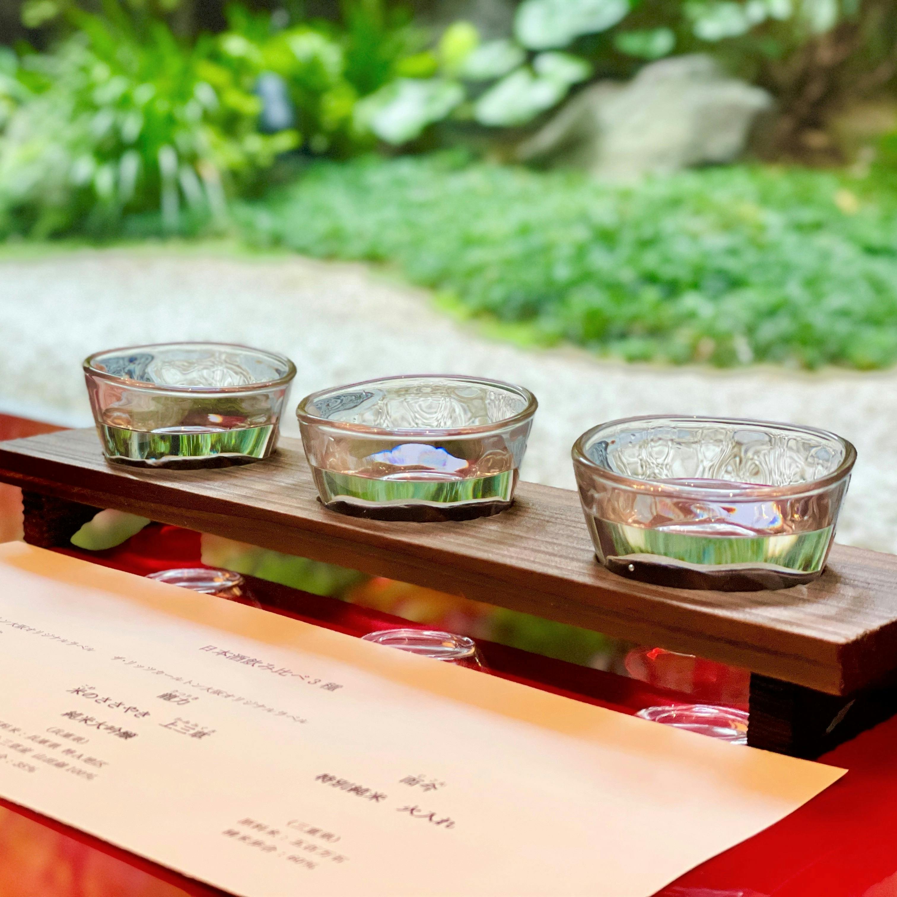 関西の日本酒3種のペアリングセット