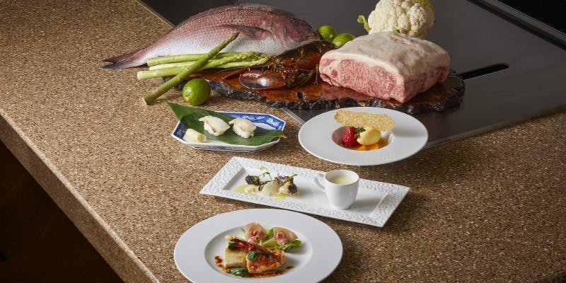 真鯛と神戸ビーフサーロインステーキディナー　全7品＋1ドリンク（3・4月限定）