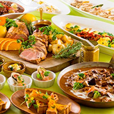 ご満足ゆくまでお楽しみ頂けるバイキング