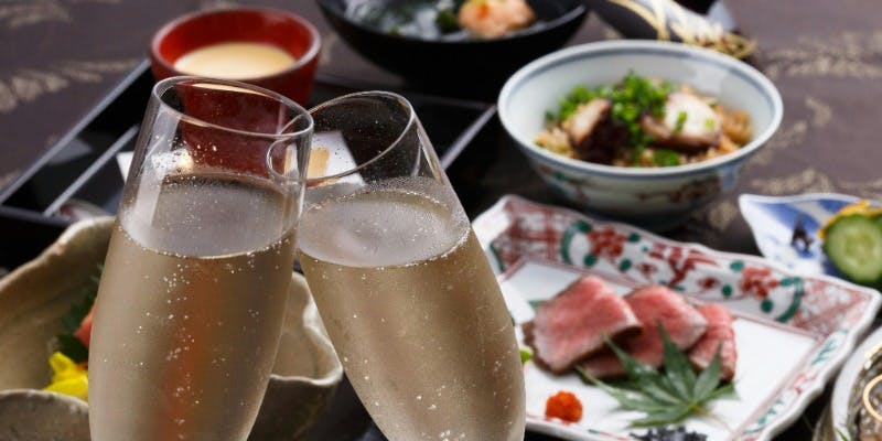 【お祝いに】個室確約アニバーサリープラン＋記念写真付きラベルワイン