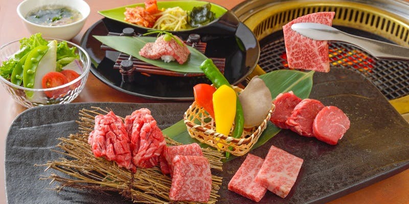 【焼肉特別プラン/ご褒美ランチ】選べる前菜、シェフ厳選のお肉を堪能