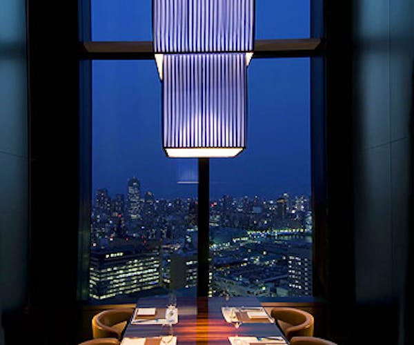 夜景が綺麗 チャイナブルー コンラッド東京 Okaimonoモール レストラン