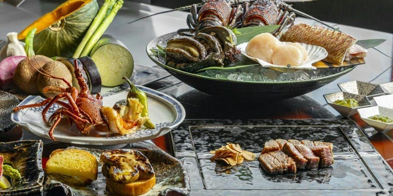 【Xmas2025】柊・クリスマス鉄板焼き全7品＋乾杯シャンパーニュ（鉄板カウンター席）