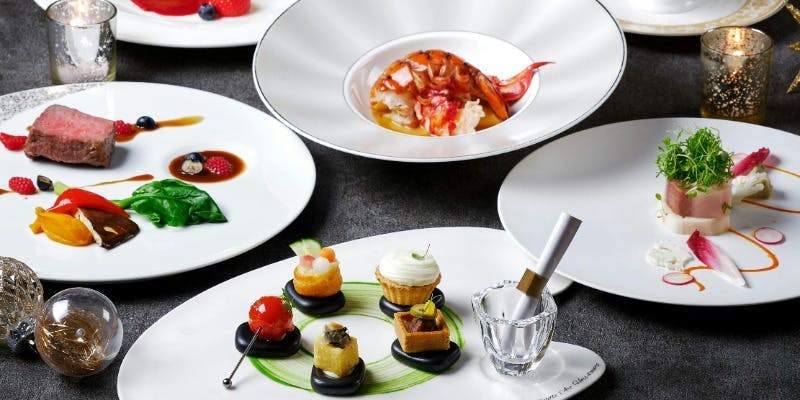 【Xmas2025】オマール海老×黒毛和牛でゴージャスランチ＋乾杯シャンパン（12/25迄）