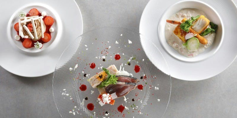 【ナチュール】前菜、魚と肉のダブルメイン、デザートなど全6皿＋2時間フリードリンク