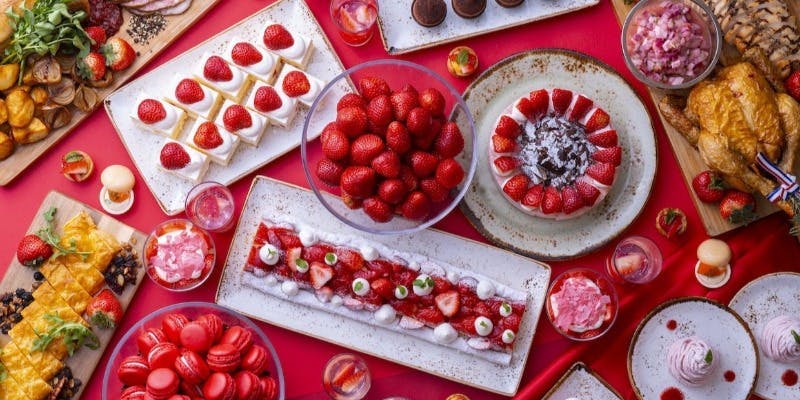 【土・日・祝日限定】ストロベリー アフタヌーンティーブッフェ