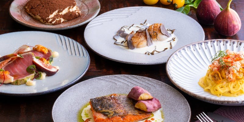 【シグネチャーコース】～ディスカバー北海道～前菜や蟹・サーモンなど全4品（～12/19）