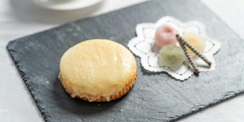 【ティークルーズ】神戸名物・数量限定「観音屋デンマークチーズケーキ」＋フリーソフトドリンク