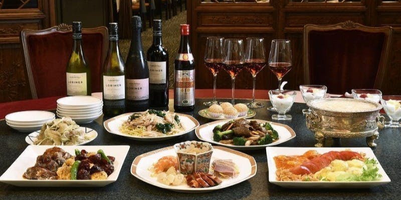 【パーティープランB】フカヒレやズワイ蟹を含む全7品 飲み放題付き（個室確約）