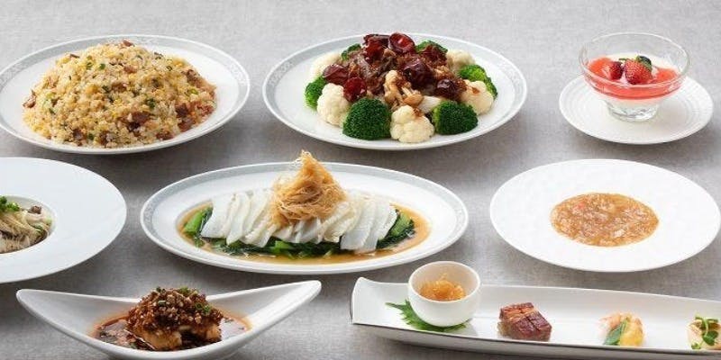 【法要プランC】北京ダックや活蝦夷鮑を含む全8品 飲み放題付き（個室確約）