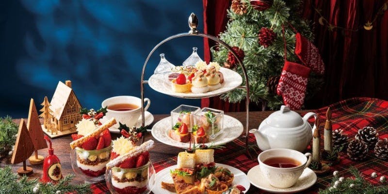 いちごスイーツを楽しむNoelアフタヌーンティー＋パフェ＋スイスSIROCCO等カフェフリー（BAR／平日）