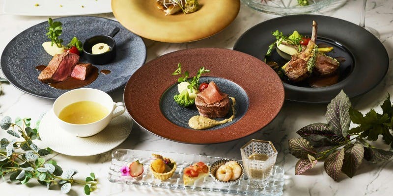 【アイコニックディナー】お肉のメイン＆デザートが選べるフルコース＋2時間飲み放題