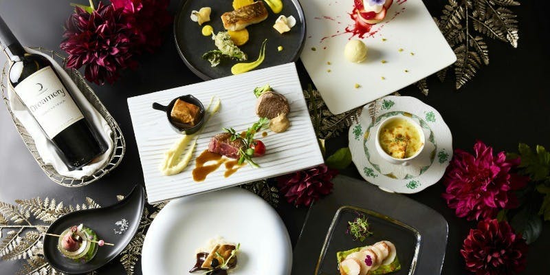 【12/20＆21限定】摩天楼ディナー＋乾杯シャンパン＆デザートプレート（豊洲面窓際席確約）