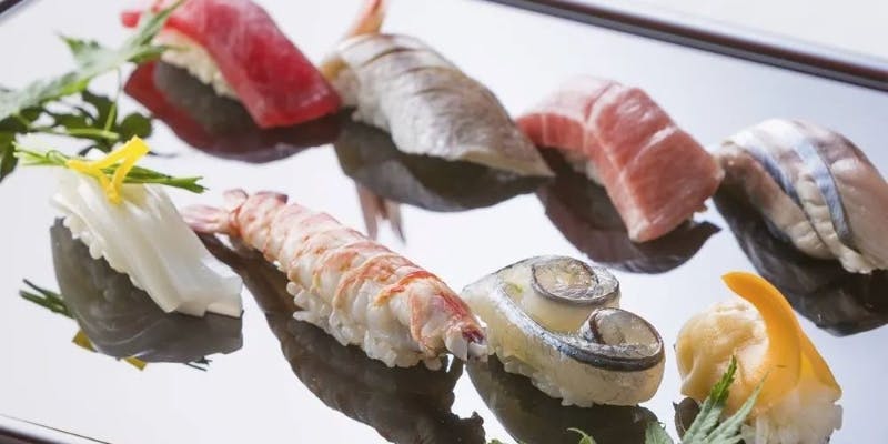 【寿司ランチ】握り8貫など全5品＋乾杯スパークリング