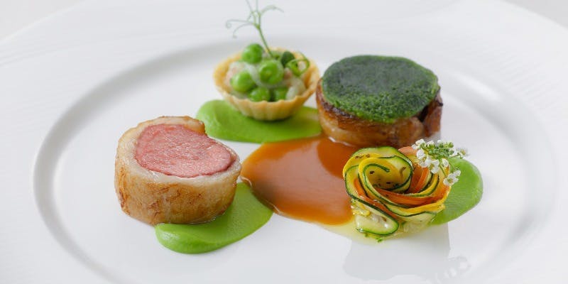 セレクション2　選べる全5品＋アニバーサリープラン（乾杯がシャンパンにグレードアップ！さらに写真付き）