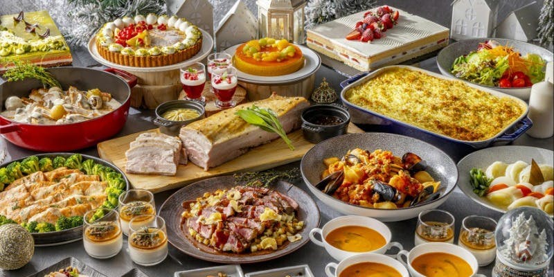 11/14～平日　冬の訪れを感じる約50種の料理とスイーツが並ぶ冬ランチビュッフェ