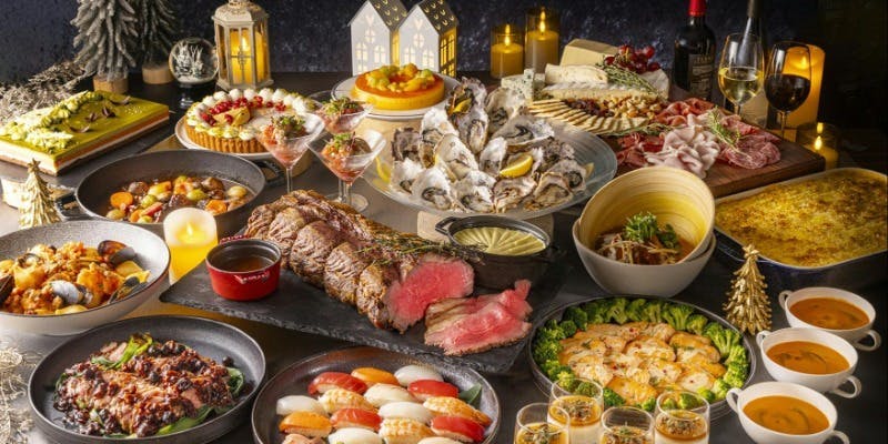 11/14～平日　冬の訪れを感じる約60種の料理とスイーツが並ぶ冬ディナービュッフェ
