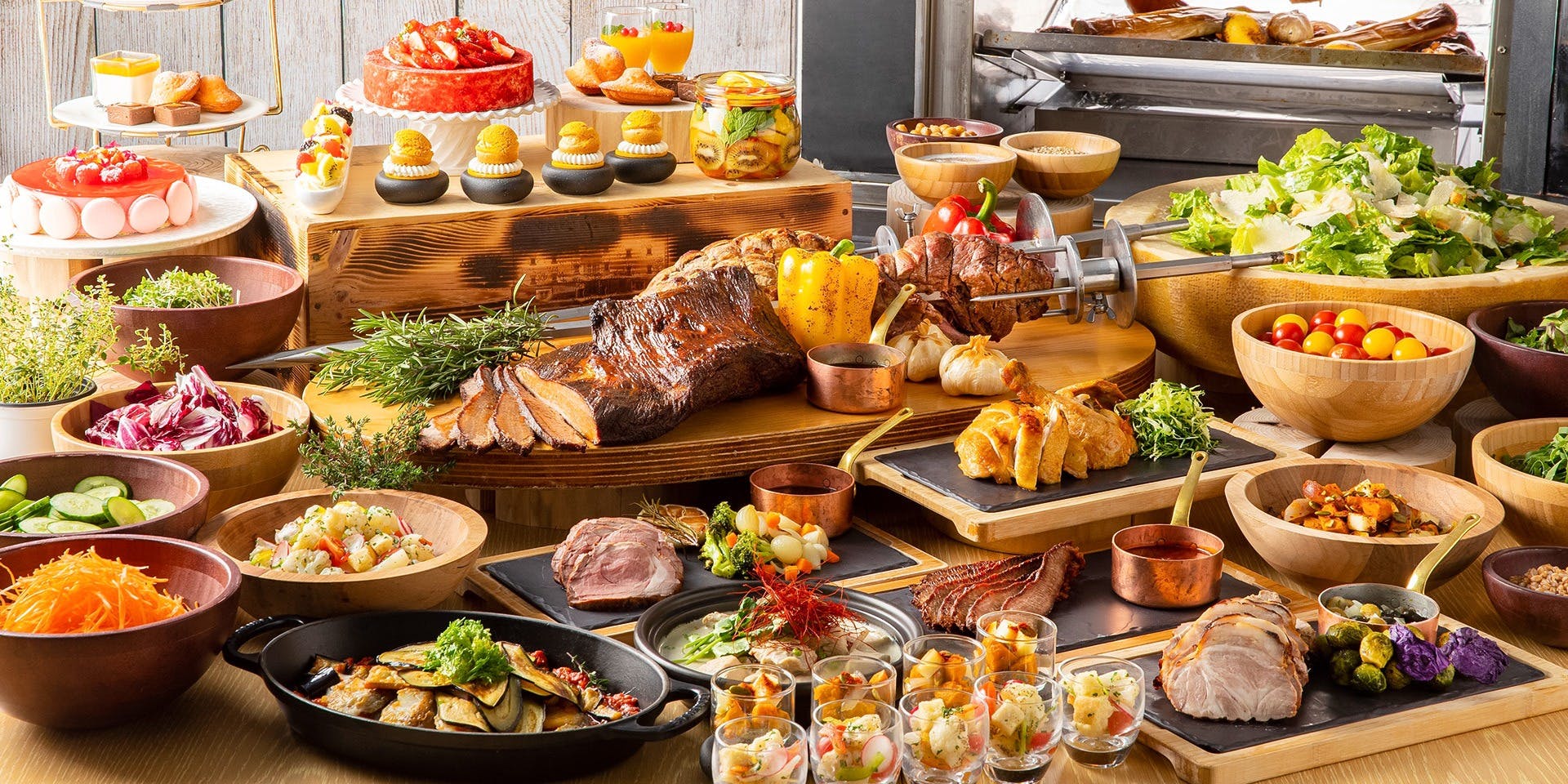 ランチ マーブルラウンジ ヒルトン東京 西新宿 ブッフェ 一休 Comレストラン