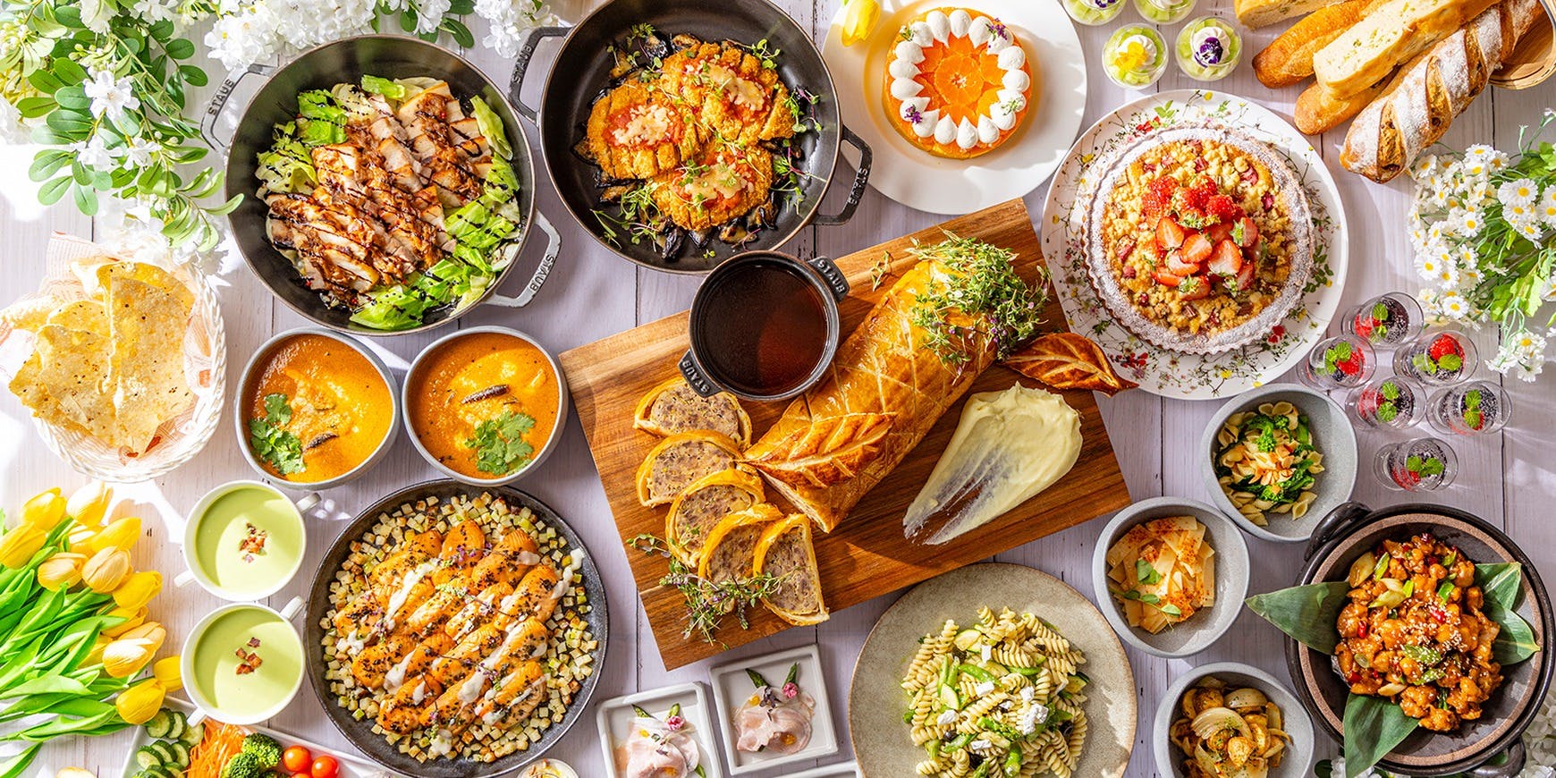 東京都のサラダ ブッフェでブッフェが楽しめる禁煙席があるおすすめ