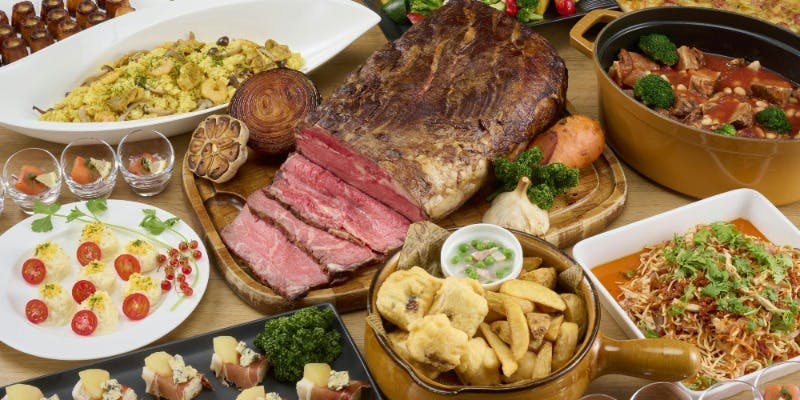 【ランチバイキング】帝国ホテル伝統のローストビーフやスイーツなど （土日祝限定 11月1日～12月28日迄）