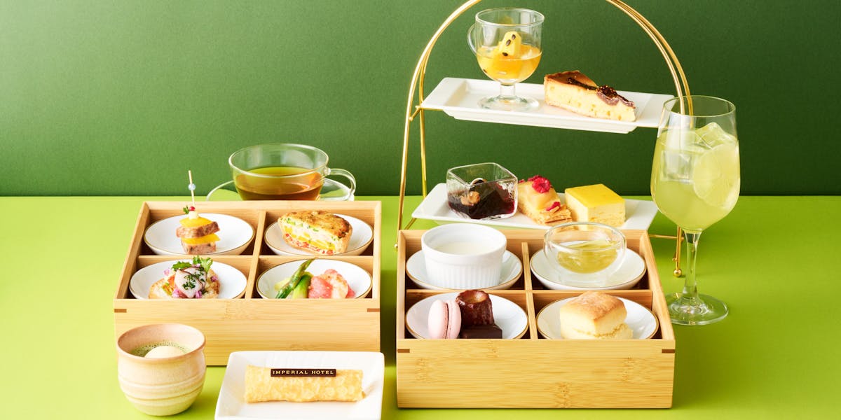 帝国ホテル大阪の2023年の抹茶アフタヌーンティー 福寿園×帝国ホテル「日本茶アフタヌーンティー ~サマーフルーツwithティー~」
