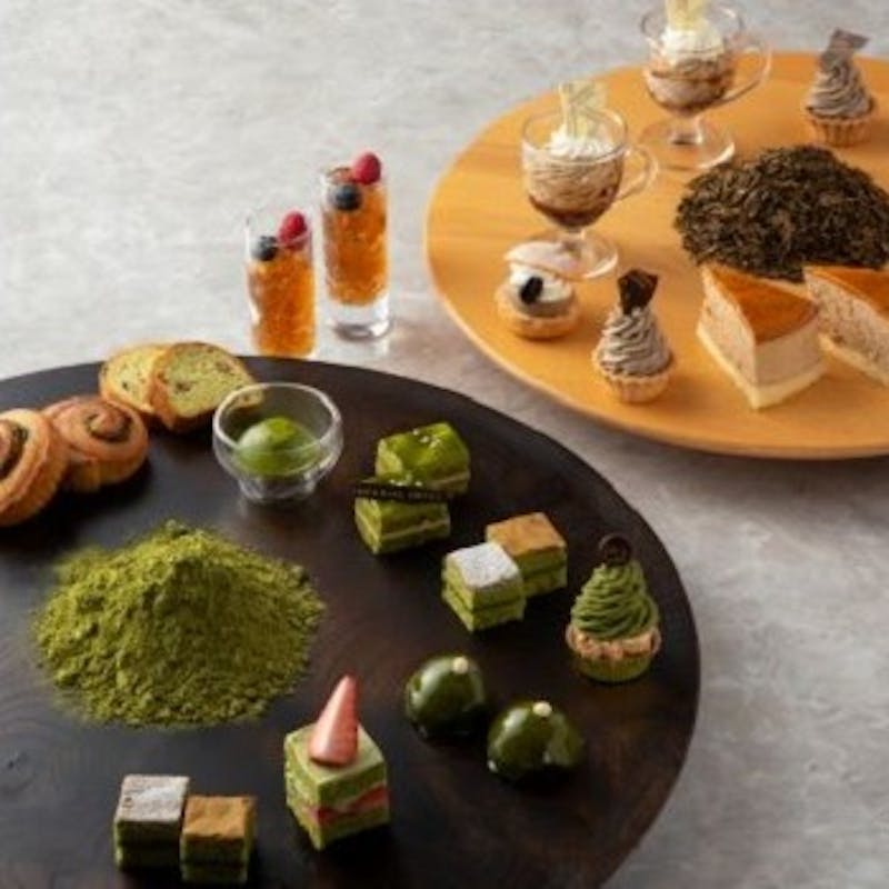 帝国ホテル大阪×福寿園の抹茶ビュッフェ~抹茶とほうじ茶の薫香~