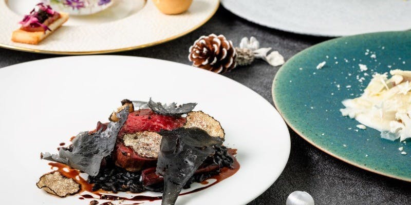 【Xmas2025】国産和牛ランプなどクリスマス ランチコース全6品