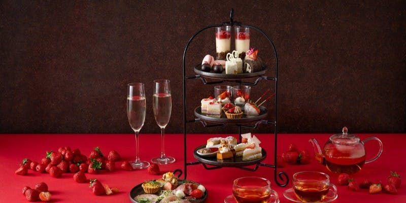 【天空アフタヌーンティー】季節のティーフード＋スパーク含むフリードリンク（土日祝）