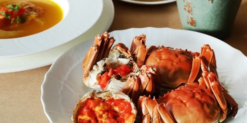 上海蟹一隻付コース（個室選択可）