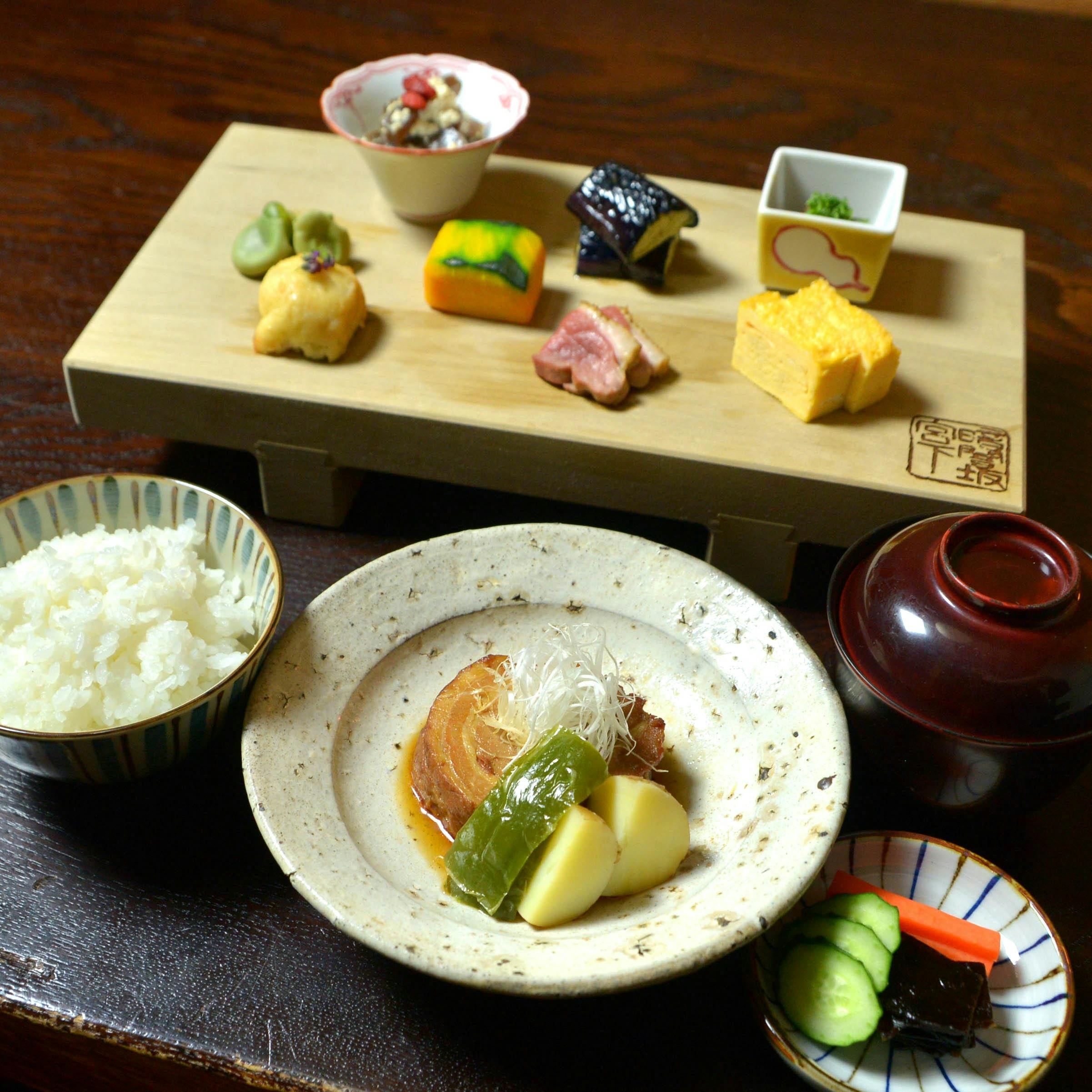 暗闇坂 宮下 麻布本店 彩り豊かな新たなる昼定食 みやした定食 豚柔らか煮プラン ６月中に一休予約限定で甘味付 ランチ プラン メニュー 一休 Comレストラン