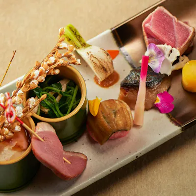 季節感溢れる、懐石ランチ。