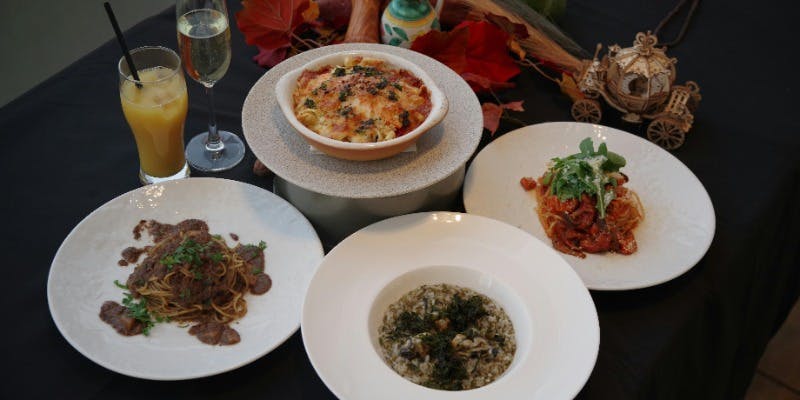 【ランチパスタセット】選べるパスタ、デザートなど＋1ドリンク