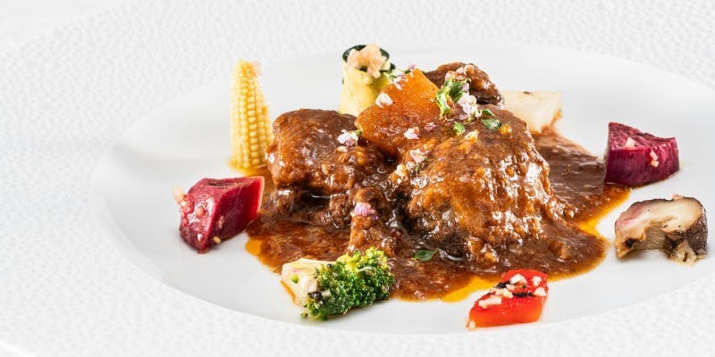 【スペシャルショートコース】近江牛を含むランチ限定コース　全4品＋シャンパン含む3種ペアリング付き