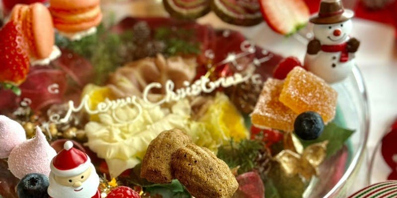 12/15ー12/19期間限定【個室限定】 XMAS Petit four plate＋選べる乾杯酒付 CENAコース 全6皿（2名様限定）