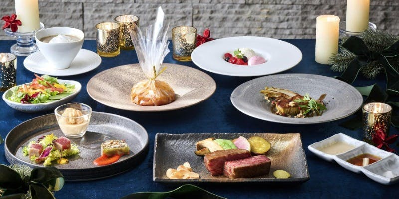 【Xmas2025】クリスマス限定ディナーコース 「雅」～聖夜の鉄板焼～ （テーブル席）
