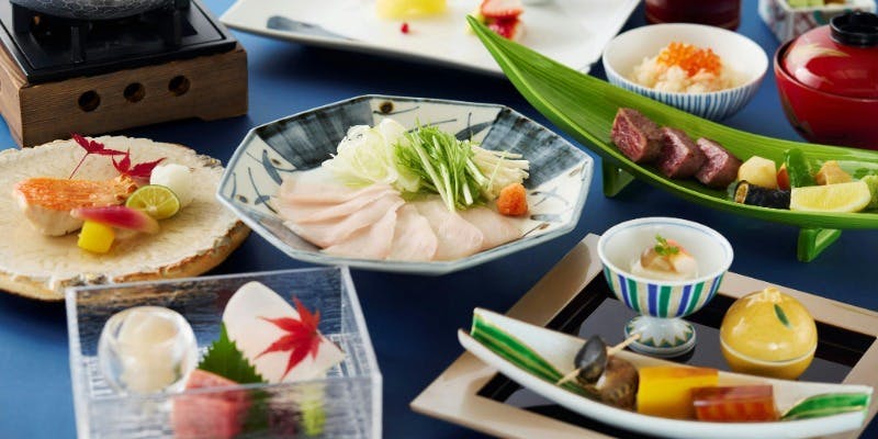 「花会席」　季節の彩りと国産牛を味わう全8品　